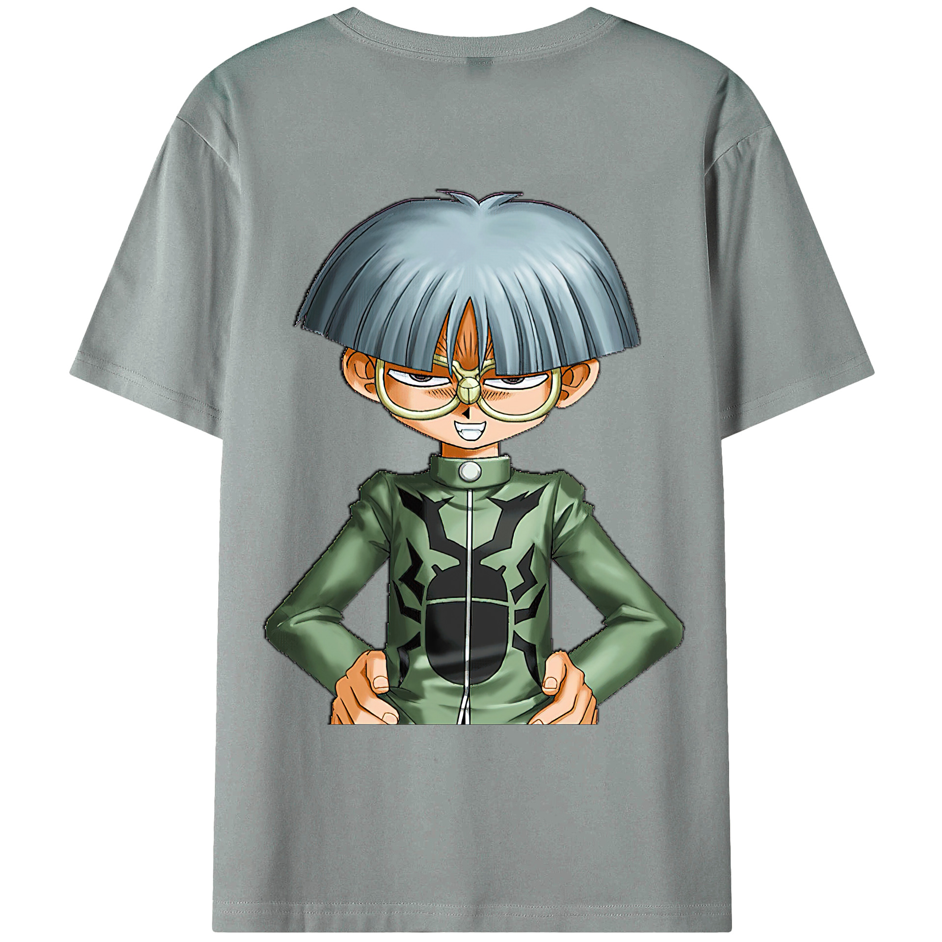 （画像用） 遊☆戯☆王 Yu-Gi-Oh! 綿100％ メンズ半袖Tシャツ（バックプリント） 通気性